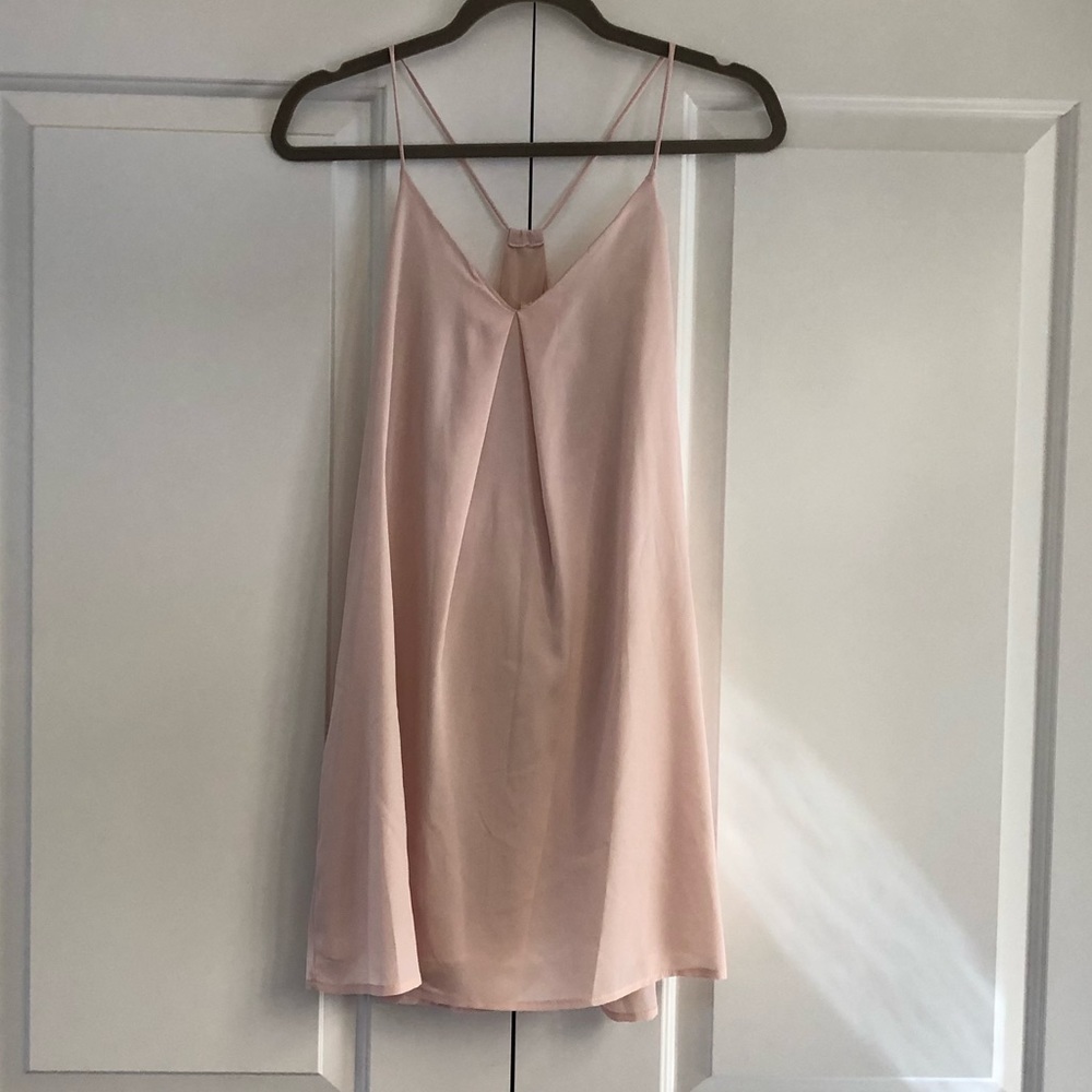 Honey Punch blush pink mini dress